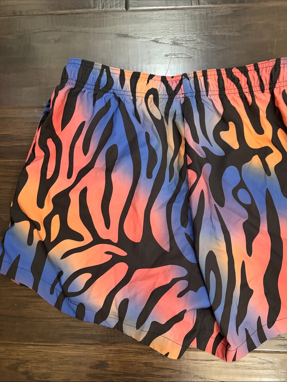 adidas Shorts Rainbow Zebra Print Running - Picture 10 of 10